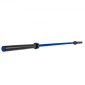Vevor 2m Barbell Blue 15KG Weight Lifting Bar Workout Fitness Πάγκος άσκησης Μπάρα πίεσης για άρση βαρών Μπάρα βαρών Μπάρα ανύψωσης πάγκου Squat με πόρπες και σφιγκτήρες