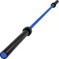 Vevor 2m Barbell Blue 15KG Weight Lifting Bar Workout Fitness Πάγκος άσκησης Μπάρα πίεσης για άρση βαρών Μπάρα βαρών Μπάρα ανύψωσης πάγκου Squat με πόρπες και σφιγκτήρες