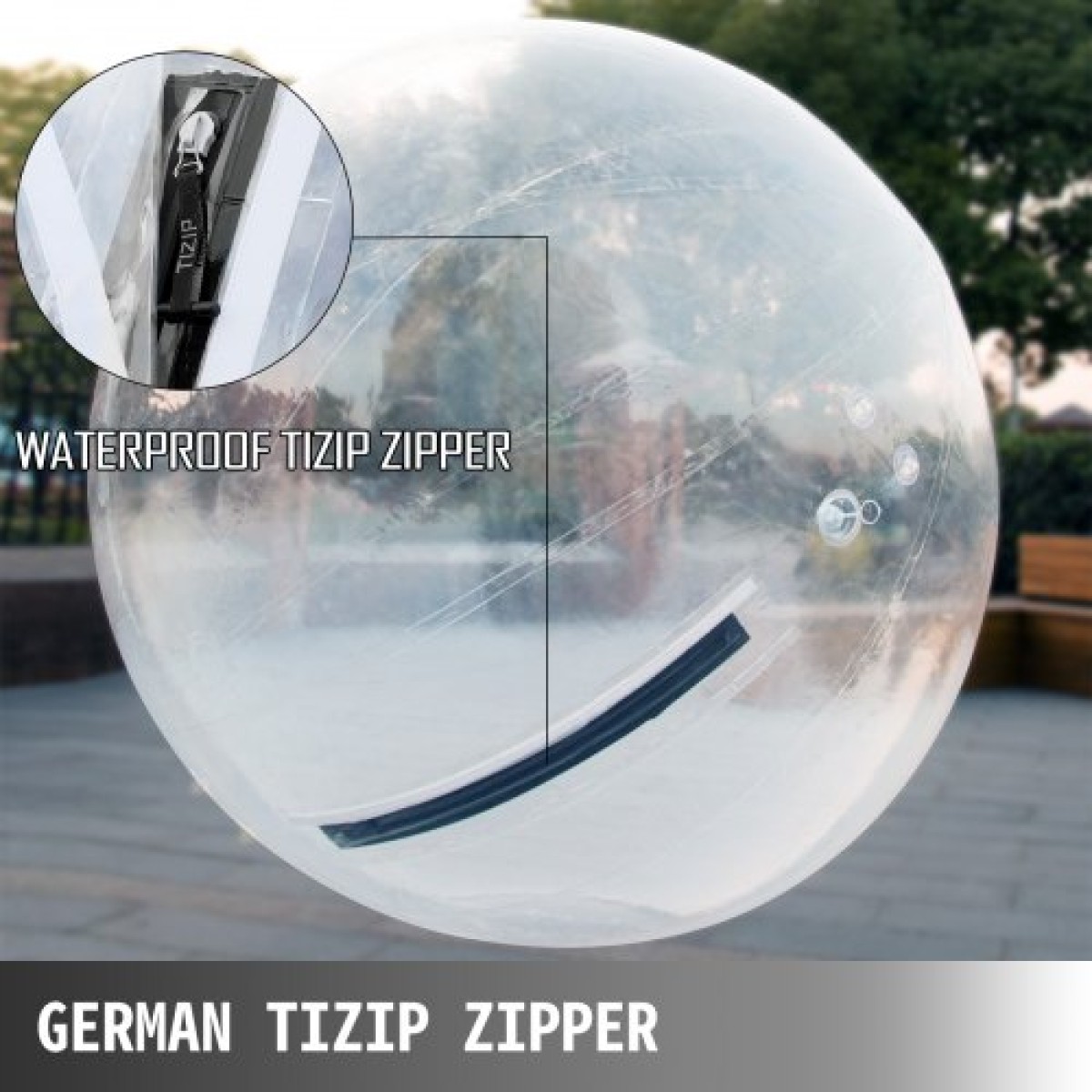 VEVOR 2m Water Walker Ball Φουσκωτό Pvc Κολύμβηση Zorb Ball Αδιάβροχο