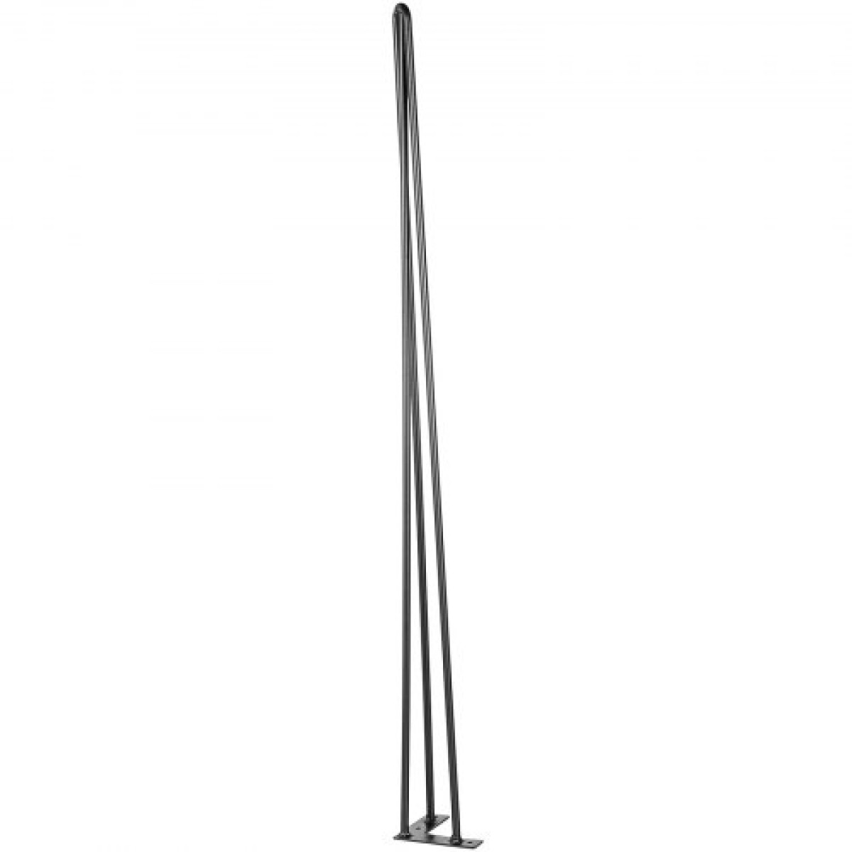 Πόδια τραπεζιού φουρκέτας VEVOR 91,4 cm Μαύρο Σετ με 4 πόδια γραφείου 399,2 kg Χωρητικότητα φόρτωσης (99,8 kg το καθένα) Πόδια γραφείου φουρκέτας 3 ράβδοι για τραπεζαρία πάγκου Τραπεζαρία Καρέκλες από Carbon Steel DIY βαρέως τύπου Πόδια επίπλων