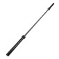 Vevor 2m Barbell 15kg Weight Lifting Bar Workout Fitness Πάγκος άσκησης Μπάρα πίεσης για άρση βαρών Μπάρα βαρών Μπάρα ανύψωσης πάγκου Squat με αγκράφες και σφιγκτήρες γκρι