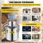 VEVOR Still Distillery Kit 12,5 L Κιτ απόσταξης αιθέριων ελαίων νερού με αντλία νερού