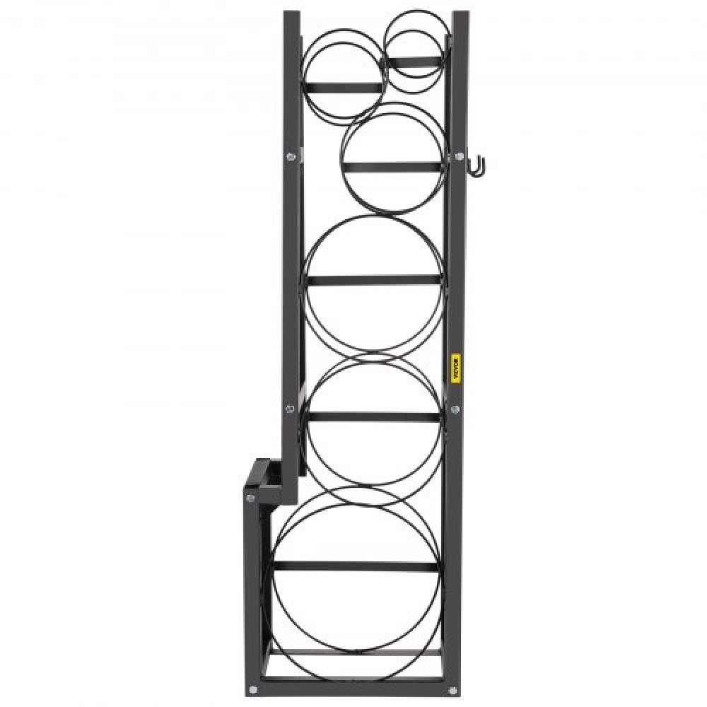 Ράφι δεξαμενής ψυκτικού VEVOR με 1x50 lb, 2x30 lb και 3 μικρά φιαλίδια, ράφι κυλίνδρων 48,5x15x11 ιντσών Ράφι κυλίνδρων αερίου και θήκες για αποθήκευση οξυγόνου αερίου