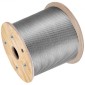 Καλώδιο VEVOR από ανοξείδωτο ατσάλι 3/16" x 1000 πόδια, κιγκλίδωμα καλωδίου καταστρώματος θαλάσσης T316, Πλεκτό καλώδιο αεροσκάφους κατασκευής 1x19 σκελών για φώτα χορδών ράγας καταστρώματος Κρεμαστό φράχτη βεράντας DIY κιγκλίδωμα