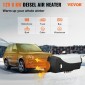 VEVOR 12V Diesel Heater Parking, 5-8KW Diesel Air Heater, Diesel Air Heater, Air Parking Heater, Air Diesel Heater, Parking Heater for Car RV Boat Truck Camper Bus