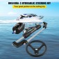 VEVOR Hydraulic Steering Kit 300HP, Hydraulic Boat Steering Kit Hem Pump, Hydraulic Boat Steering Kit Χωρίς υδραυλικό σωλήνα διεύθυνσης για σύστημα διεύθυνσης σκάφους