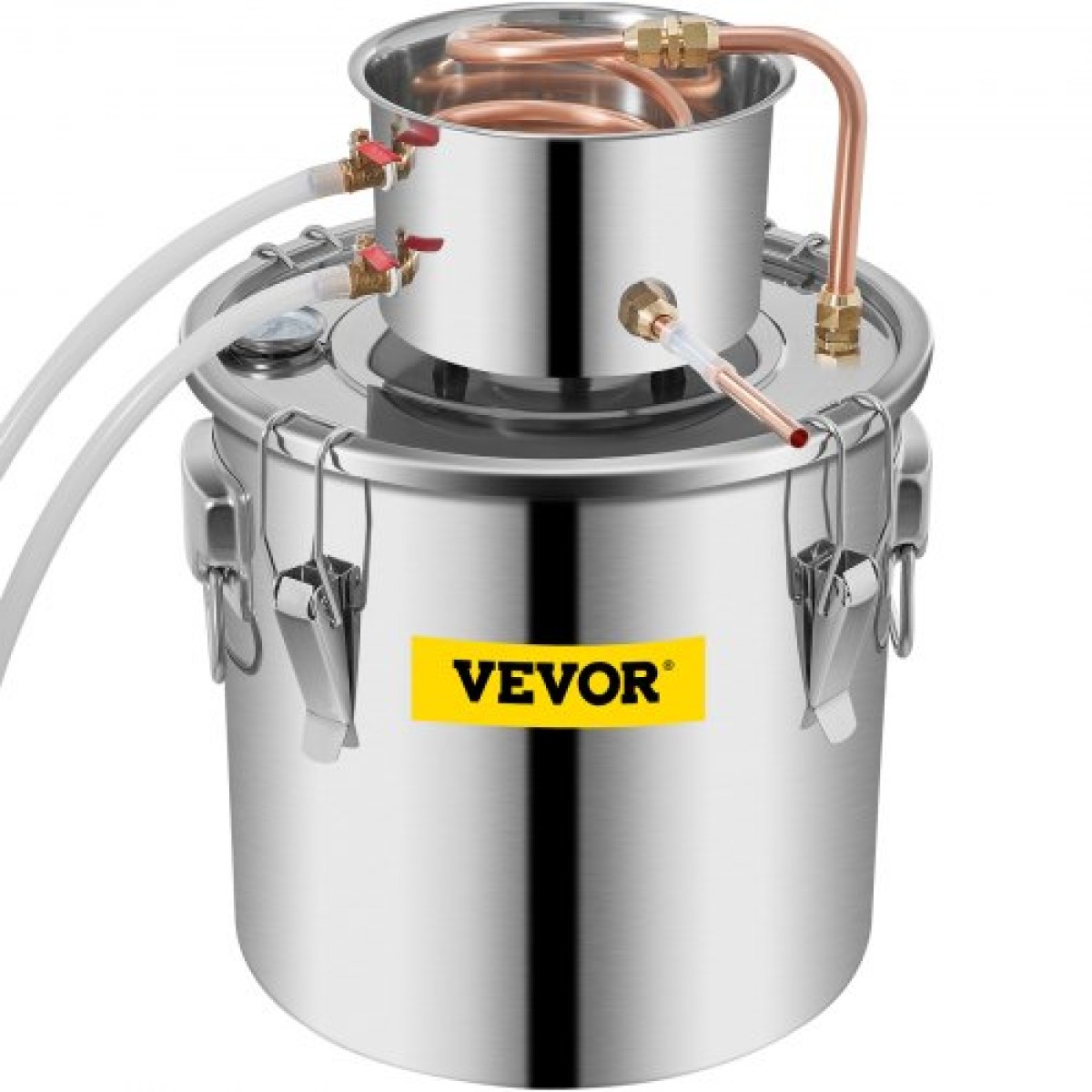 VEVOR Still Distillery Kit 36,3 L Kit απόσταξης αιθέριων ελαίων με αντλία νερού