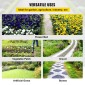 VEVOR 200 x 9144 cm Premium Weed Barrier Fabric Heavy Duty 90,7 g, Υφαντό ύφασμα ελέγχου ζιζανίων, Υψηλή διαπερατότητα καλό για παρτέρι, ύφασμα γεωύφασμα για το υπόστρωμα, κάλυμμα εδάφους από πολυαιθυλένιο