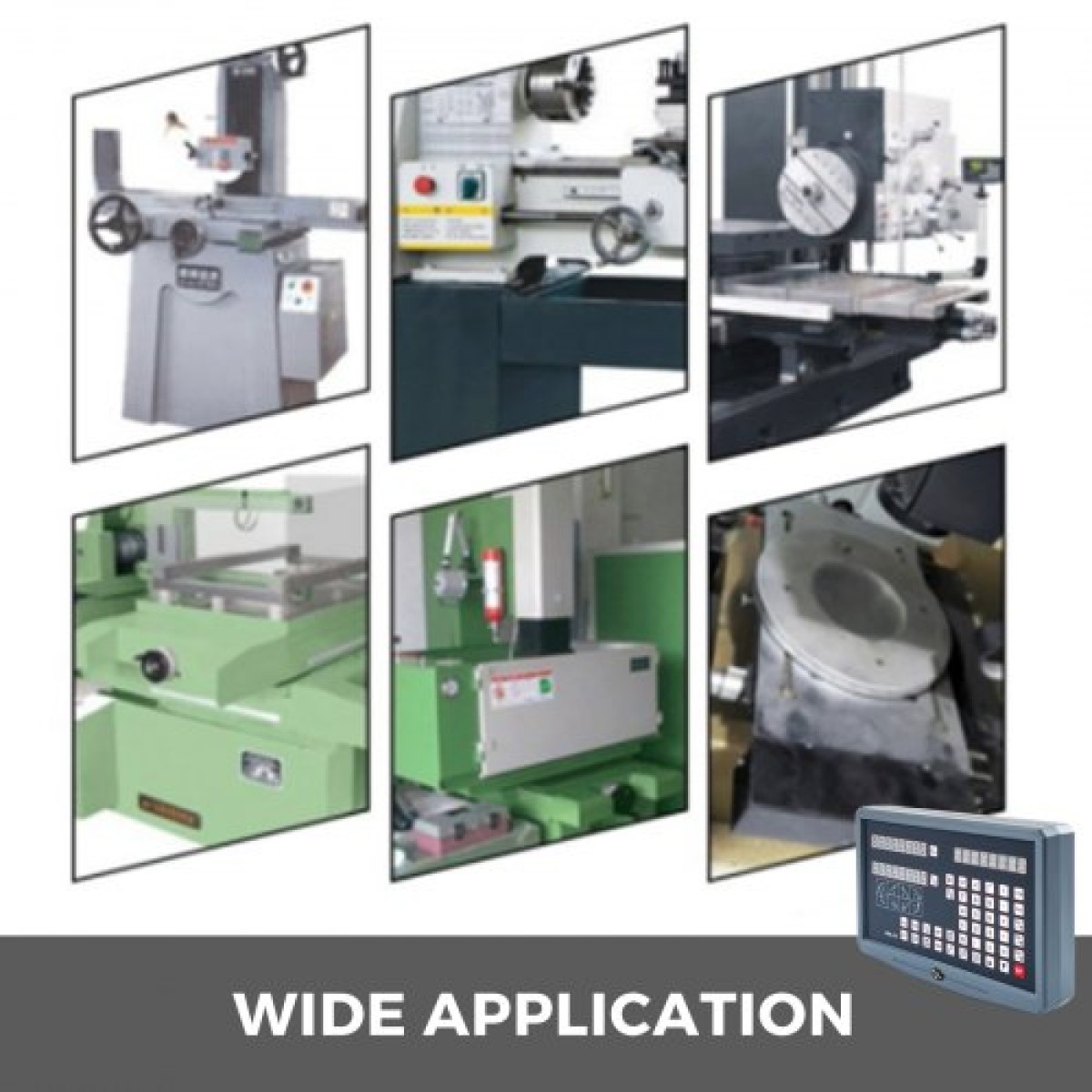 VEVOR 2 Axis Digital Readout Dro for Mill Lathe Machine Linear Scale Linear Encoder, 0,05 μm έως 2 μm Αναλύσεις Σήμα εισόδου TTL με υψηλή ακρίβεια, στιβαρό περίβλημα και σταθερή μέτρηση