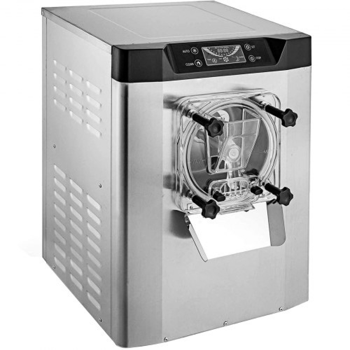 Εμπορική σκληρή παγωτομηχανή 3,5-4,4 UK Gallon/H Stainless Steel Ice Cream Maker