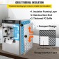 Εμπορική σκληρή παγωτομηχανή 3,5-4,4 UK Gallon/H Stainless Steel Ice Cream Maker
