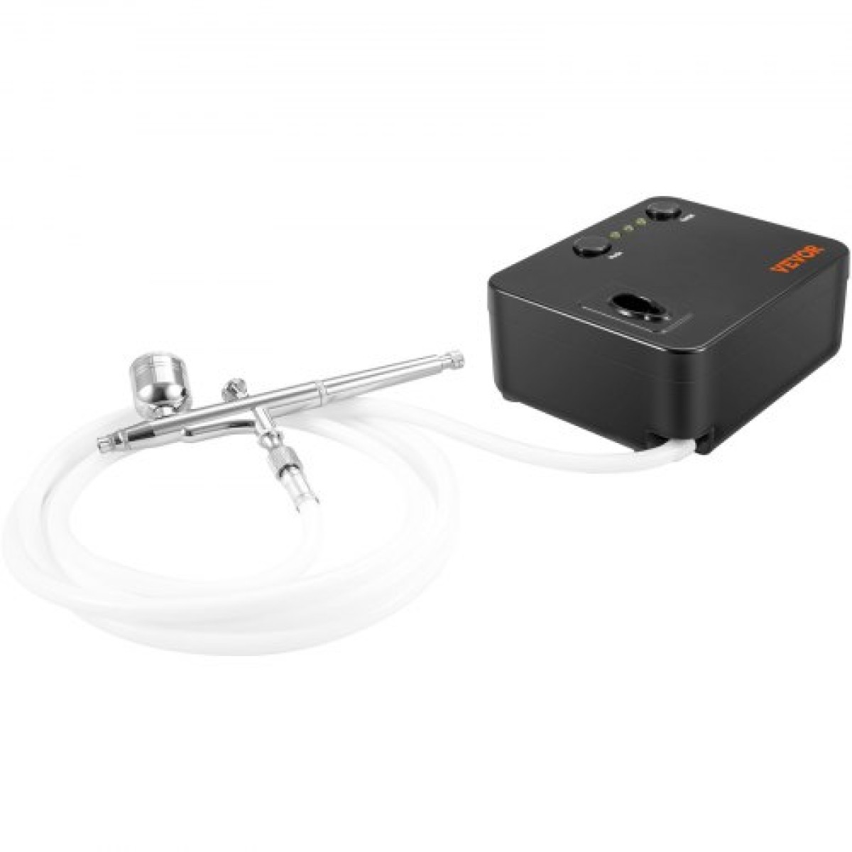 Κιτ VEVOR Airbrush, φορητό σετ αερογράφου με συμπιεστή, κιτ συστήματος αερογράφου με αερογράφο πολλαπλών χρήσεων Gravity Feed, Art Nail Cookie Tattoo Makeup Cake Decorating Spray Model Craf