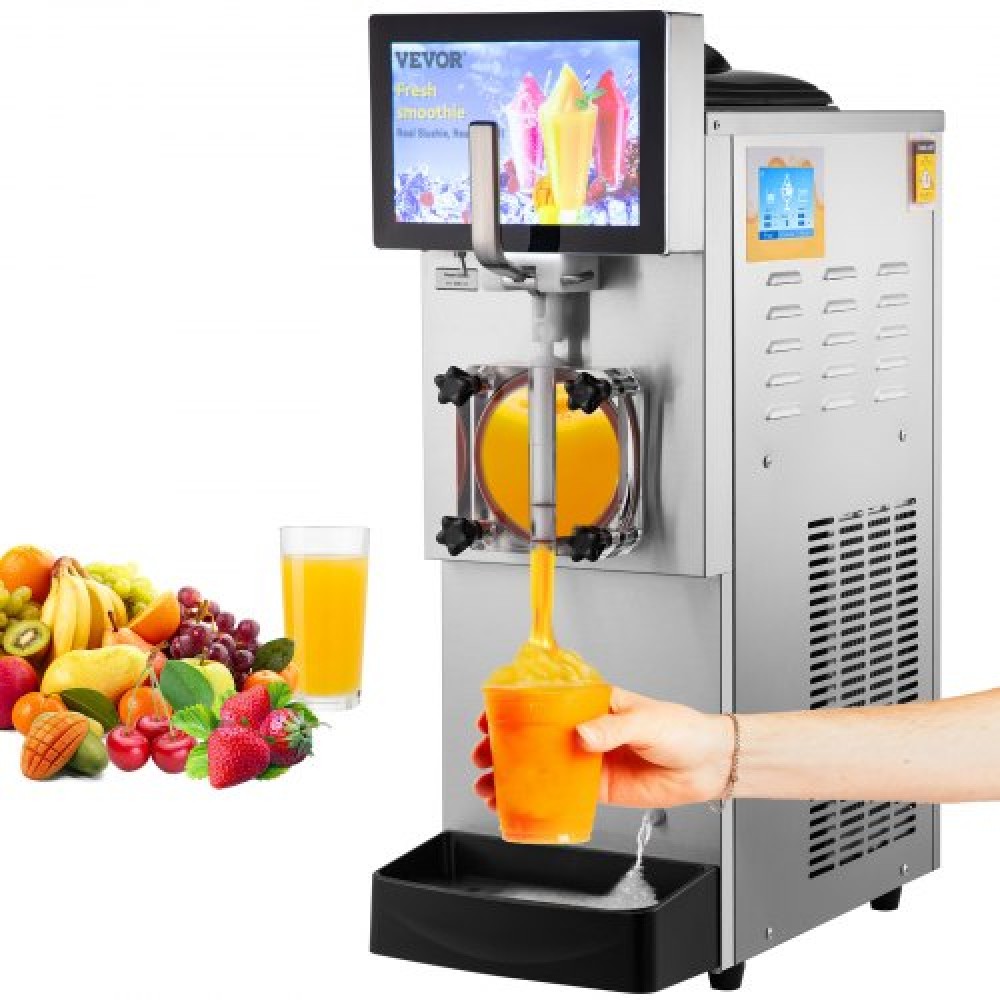 VEVOR 8L / 2,1 Gal Single Bowl Commercial Slushy Machine Margarita Smoothie Frozen Drink