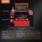 Μηχάνημα κοπής λέιζερ VEVOR 50W CO2, 30 x 51 cm (12 x 20 in), 500 mm/s (19,7 IPS) με 2-Way Pass Air Assist, Συμβατό με LightBurn, CorelDRAW, AutoCAD, Windows, Mac OS, Linux, για Fabric More Acry