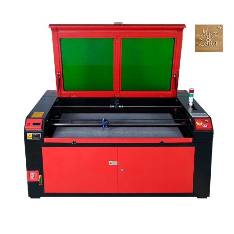 Μηχάνημα κοπής λέιζερ VEVOR 130W CO2, 89 x 140 cm (35 x 55 ίντσες), 500 mm/s (19,7 IPS) με 2-Way Pass Air Assist, Συμβατό με LightBurn, CorelDRAW, AutoCAD, Windows, Mac OS, Περισσότερα Acry Fabric, για Wood