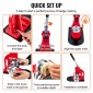 Μηχάνημα κουμπιών VEVOR, 25mm (1 ίντσα) Badge Punch Press Kit, Children DIY Gifts Pin Maker, Button Making Supplies with 500pcs Button Parts & Circle Cutter & Magic Book