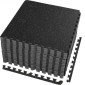 VEVOR 25 ΤΕΜ. Πατάκια γυμναστικής πάχους 12,70 mm, 60,96 x 60,96 cm EVA Foam & Rubber Top Interlocking Workout πατάκια με κάλυψη 9,29 m², Αδιάβροχο δάπεδο παζλ γυμναστικής για γυμναστήριο, σπίτι, γκαράζ, υπόγειο