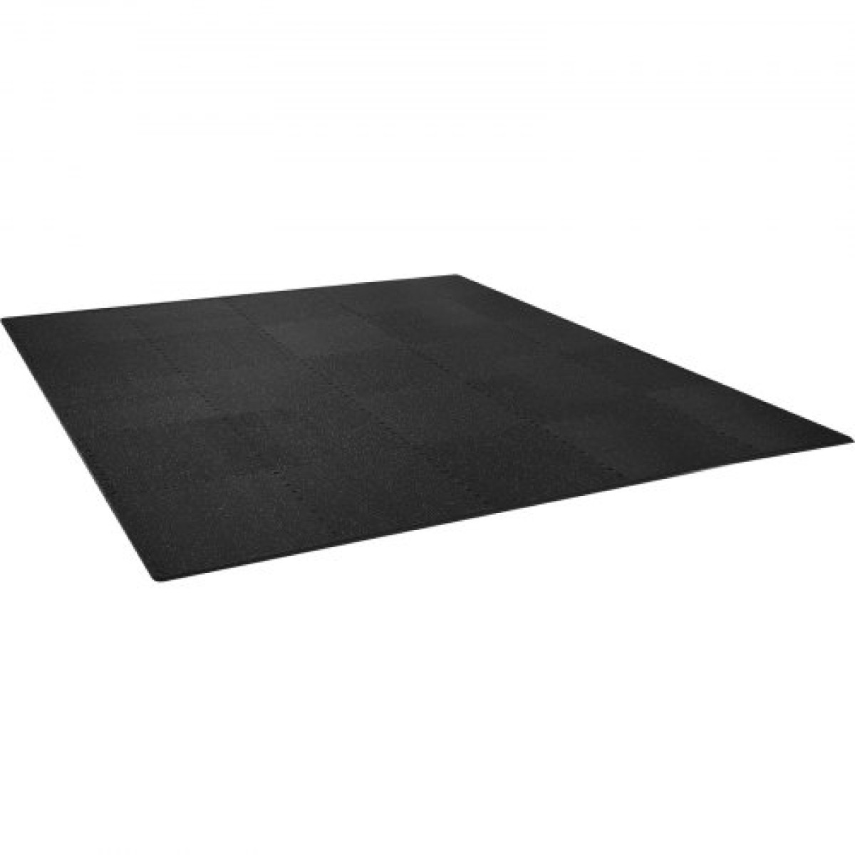 VEVOR 25 ΤΕΜ. Πατάκια γυμναστικής πάχους 12,70 mm, 60,96 x 60,96 cm EVA Foam & Rubber Top Interlocking Workout πατάκια με κάλυψη 9,29 m², Αδιάβροχο δάπεδο παζλ γυμναστικής για γυμναστήριο, σπίτι, γκαράζ, υπόγειο
