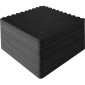 VEVOR 25 ΤΕΜ. Πατάκια γυμναστικής πάχους 12,70 mm, 60,96 x 60,96 cm EVA Foam & Rubber Top Interlocking Workout πατάκια με κάλυψη 9,29 m², Αδιάβροχο δάπεδο παζλ γυμναστικής για γυμναστήριο, σπίτι, γκαράζ, υπόγειο