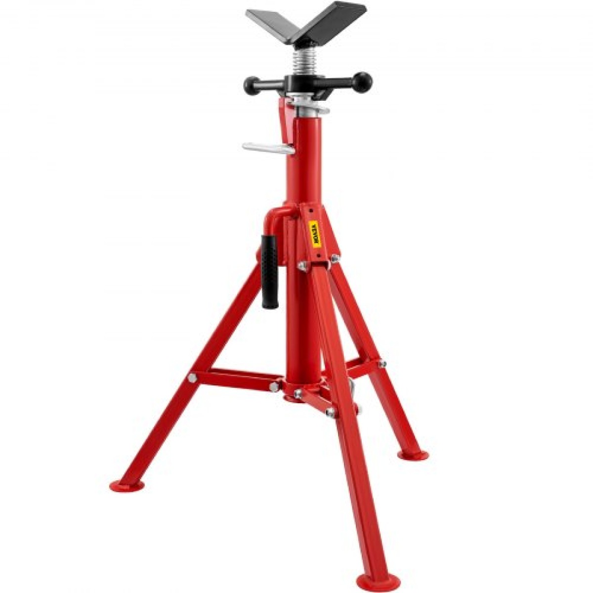 VEVOR V Head Pipe Stand 0,3-30,5 cm Χωρητικότητα, Ρυθμιζόμενο Ύψος 71,1-132,1 cm, Βάσεις Σωλήνων 1133,9 kg Χωρητικότητα Φορτίου, Φορητά Πτυσσόμενα Βάσεις Σωλήνων, Σώμα από Ανθρακούχο Χάλυβα Πιο Ανθεκτικό