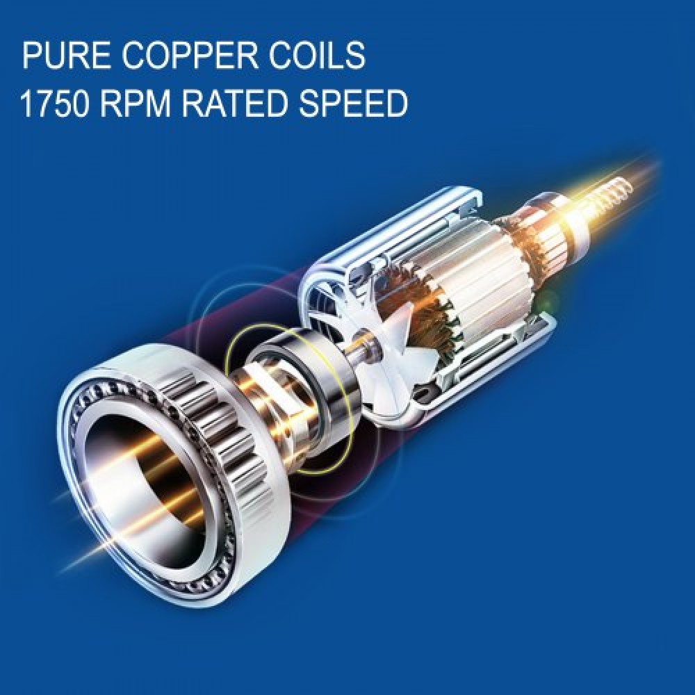 12V DC MOTOR, 1HP, 56C Frame, 1750RPM, TEFC, Permanent magnet, Brand New