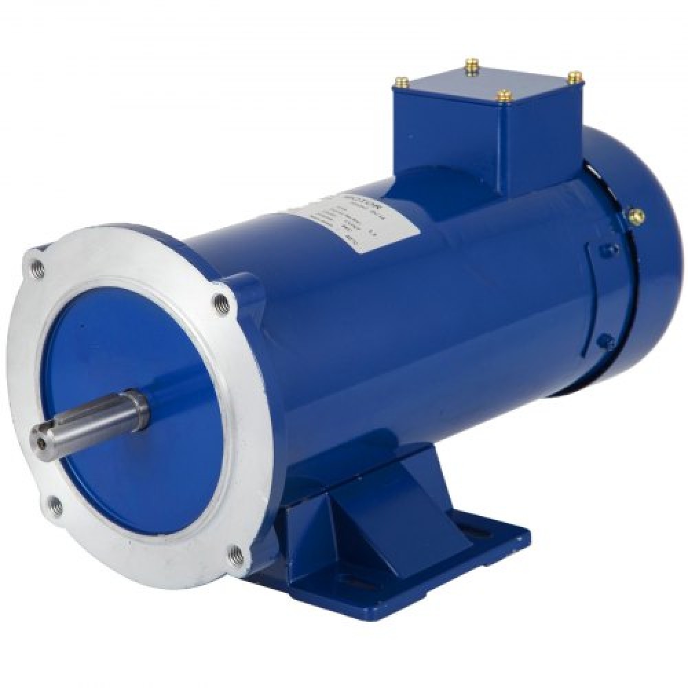 12V DC MOTOR, 1HP, 56C Frame, 1750RPM, TEFC, Permanent magnet, Brand New