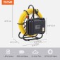 VEVOR Sewer Camera Pipe Inspection Camera 22,9 cm 720p Screen Pipe Camera 91,4m