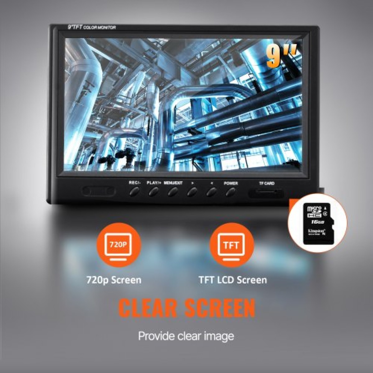 VEVOR Sewer Camera Pipe Inspection Camera 22,9cm 720p Screen Pipe Camera 50,3m