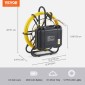 VEVOR Sewer Camera Pipe Inspection Camera 22,9cm 720p Screen Pipe Camera 50,3m