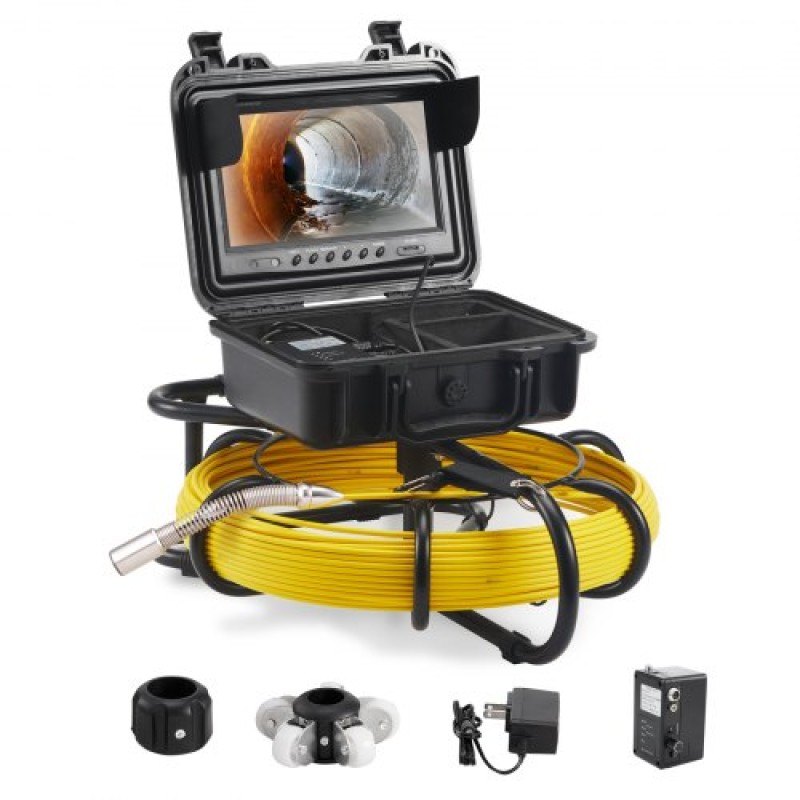 VEVOR Sewer Camera Pipe Inspection Camera 22,9cm 720p Screen Pipe Camera 50,3m
