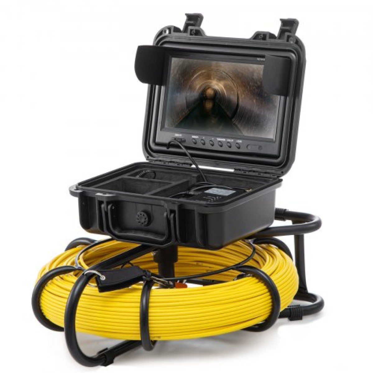 VEVOR Sewer Camera Pipe Inspection Camera 22,9 cm 720p Screen Pipe Camera 119,8m