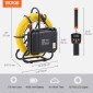 VEVOR Sewer Camera Pipe Inspection Camera w/ 512hz Sonde 22,9 cm 720p Οθόνη 50,3m