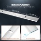 VEVOR Planer Blades Knives, 13 ιντσών Thickness Planer Knives, 2 mm Thickened High Speed ​​Steel Replacement HRC55-60 Hardness, Βολικές οπές στερέωσης για ξυλουργικές εργασίες, οικιακές DIY, Βιομηχανίες, Σετ των 3