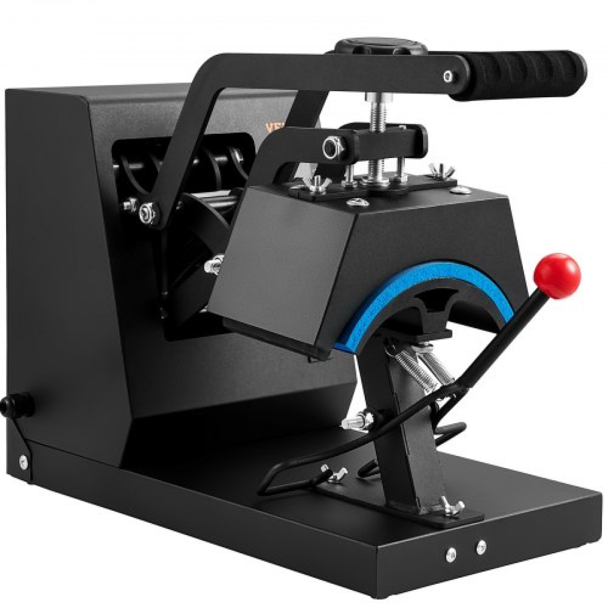 VEVOR Hat Heat Press, 4-in-1 Cap Heat Press Machine, 15,24 x 7,6 cm Clamshell Sublimation Transfer, LCD Digital Timer Temperature Control with 4pcs Curved Heating Elements (15,24 x 7,6/17x6,86/17x6,86/20,57 cm)8.