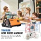 VEVOR Mug Heat Press Machine, 850,5 g Tumbler Heat Press Machine, Sublimation Transfer 311,84-425,2 g 453,59-708,7 g 850,5 g Straight Skinny Tumblers, Cup Heat Press with Heat-resist Gloves & Tape, DIY Cups Ceramic Mugs