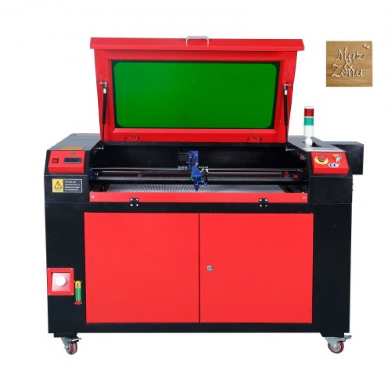 Μηχάνημα κοπής λέιζερ VEVOR 100W CO2, 61 x 89 cm (24 x 35 in), 500 mm/s (19,7 IPS) με 2-Way Pass Air Assist, Συμβατό με LightBurn, CorelDRAW, AutoCAD, Windows, Mac OS, Linux Fabric More