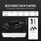 VEVOR LED Grow Light, 200W Full Spectrum Dimmable, High-Yield Samsung 2B1B Diodes Growing Lamp for Indoor Plants Seedling Veg and Bloom Greenhouse Growing, Daisy Chain Driver for 60,96 x 121,9 / 91,4 x 91,4 cm Grow Tent