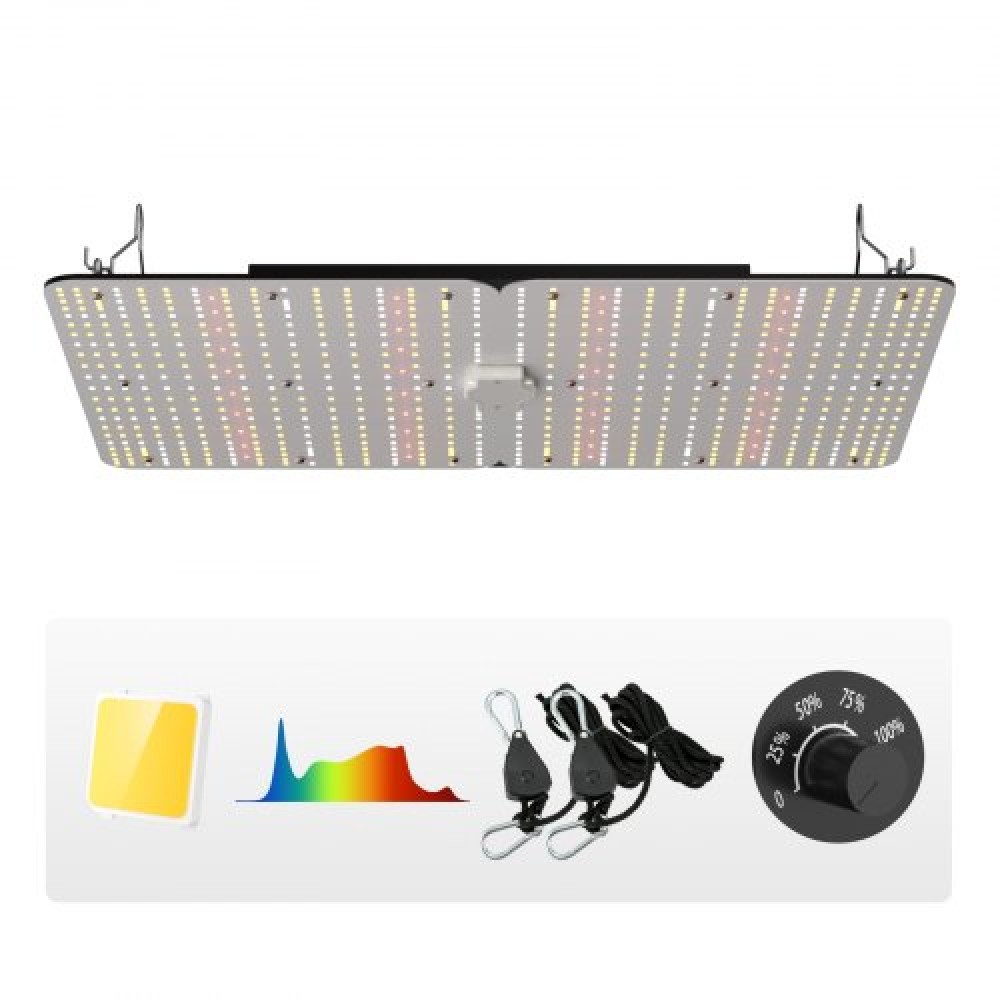 VEVOR LED Grow Light, 300W πλήρους φάσματος με δυνατότητα ρύθμισης φωτισμού, υψηλής απόδοσης Samsung 2B1B Diodes Growing Lamp for Indoor Plants Seedling Veg and Bloom Greenhouse Growing, Daisy Chain Driver for 91,4 x 91,4 / 121,9 x 121,9 cm Grow Tent