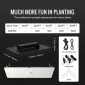 VEVOR LED Grow Light, 300W πλήρους φάσματος με δυνατότητα ρύθμισης φωτισμού, υψηλής απόδοσης Samsung 2B1B Diodes Growing Lamp for Indoor Plants Seedling Veg and Bloom Greenhouse Growing, Daisy Chain Driver for 91,4 x 91,4 / 121,9 x 121,9 cm Grow Tent