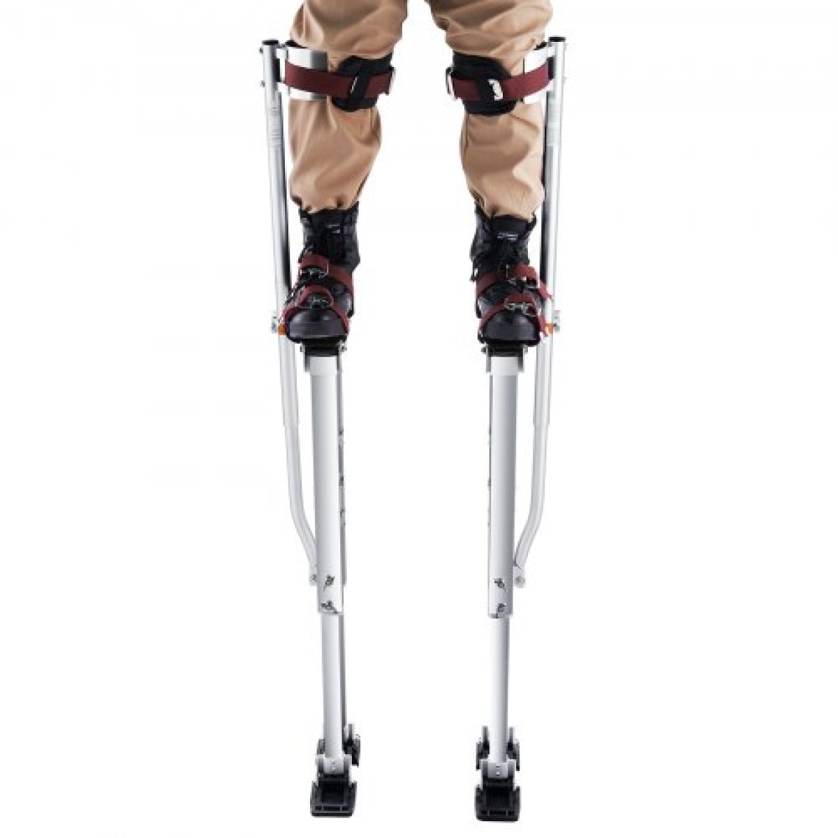 Ξυλοπόδαρα VEVOR Γυψοσανίδας, 91,4 cm-127 cm Ρυθμιζόμενα ξυλάκια εργαλείων από αλουμίνιο με προστατευτικά επιγονατάκια, ανθεκτικά και αντιολισθητικά ξυλάκια εργασίας για ζωγραφική σε φύλλο, περπάτημα, ταινία, ασήμι