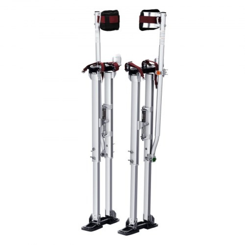 Ξυλοπόδαρα VEVOR Γυψοσανίδας, 91,4 cm-127 cm Ρυθμιζόμενα ξυλάκια εργαλείων από αλουμίνιο με προστατευτικά επιγονατάκια, ανθεκτικά και αντιολισθητικά ξυλάκια εργασίας για ζωγραφική σε φύλλο, περπάτημα, ταινία, ασήμι