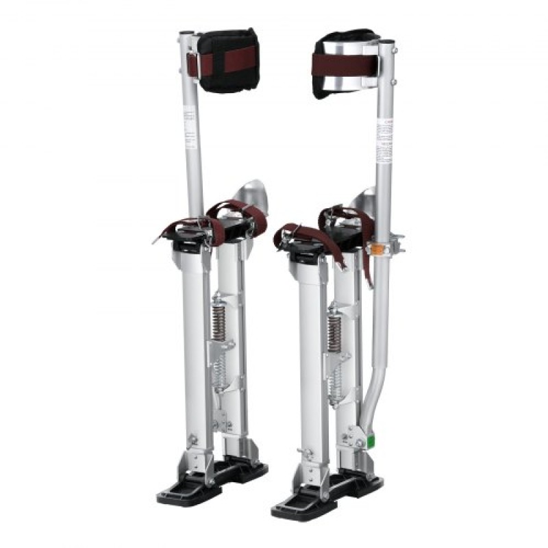 Ξυλοπόδαρα VEVOR Γυψοσανίδας, 46 cm-76 cm Ρυθμιζόμενα ξυλοπόδαρα εργαλείων από αλουμίνιο με προστατευτικά επιγονατάκια, ανθεκτικά και αντιολισθητικά ξυλάκια εργασίας για βάψιμο φύλλου, περπάτημα, ταινία, ασήμι
