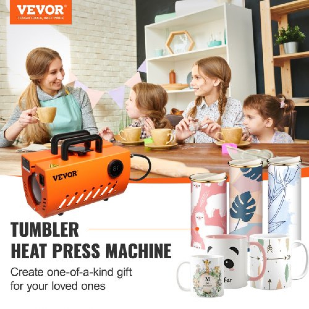 VEVOR Mug Heat Press Tumbler Heat Press Machine Sublimation Blanks 325-450 ml 887 ml