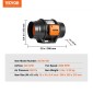 Ενσωματωμένος ανεμιστήρας VEVOR, 152,4 mm 323,7 CFM με ελεγκτή μεταβλητής ταχύτητας, αθόρυβος ανεμιστήρας εξάτμισης με κινητήρα AC για ενισχυτή ψύξης, σκηνές ανάπτυξης, υδροπονία