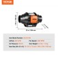 Ενσωματωμένος ανεμιστήρας VEVOR, 102 mm 129,7 CFM με ελεγκτή μεταβλητής ταχύτητας, αθόρυβος ανεμιστήρας εξαερισμού κινητήρα AC για ενισχυτή ψύξης, σκηνές ανάπτυξης, υδροπονία