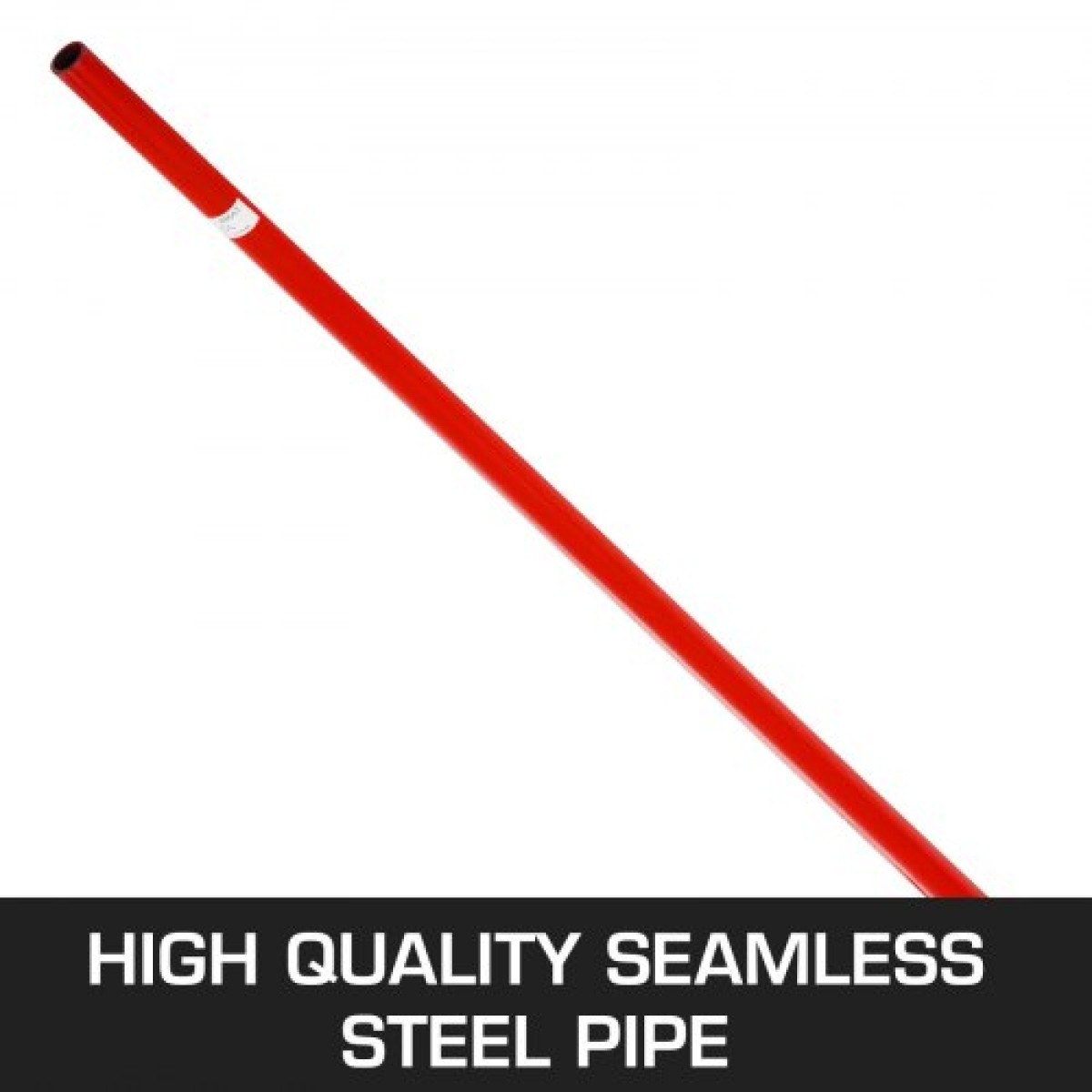 VEVOR 3T Prylever Bar 6600 lbs Χωρητικότητα Steel Pry Lever Bar Heavy Duty with Wheels Prylever with 6FT Length Handle