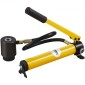 VEVOR 15 Ton Hydraulic Knockout Punch Driver Kit Hole Tool 12,7mm-101,6mm with 10 Die