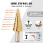 VEVOR 15 Ton Hydraulic Knockout Punch Driver Kit Hole Tool 12,7mm-101,6mm with 10 Die