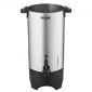 VEVOR Commercial Coffee Urn, 50 φλιτζάνια από ανοξείδωτο ατσάλι, μεγάλος διανομέας καφέ, 1000W 220V ηλεκτρική καφετιέρα για γρήγορη παρασκευή, δοχείο ζεστού νερού με αποσπώμενο καλώδιο ρεύματος για εύκολο καθάρισμα, ασημί