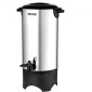 VEVOR Commercial Coffee Urn, 50 φλιτζάνια από ανοξείδωτο ατσάλι, μεγάλος διανομέας καφέ, 1000W 220V ηλεκτρική καφετιέρα για γρήγορη παρασκευή, δοχείο ζεστού νερού με αποσπώμενο καλώδιο ρεύματος για εύκολο καθάρισμα, ασημί